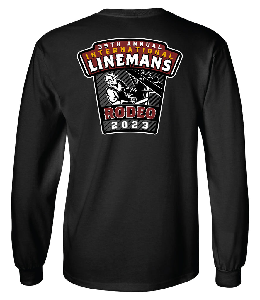 Lineman's Rodeo '23 - Emblem Black Long Sleeve