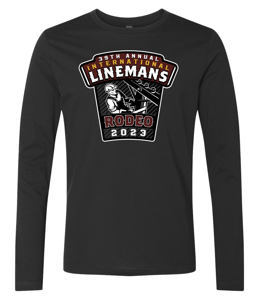 Lineman's Rodeo '23 - Emblem Dk. Grey Long Sleeve