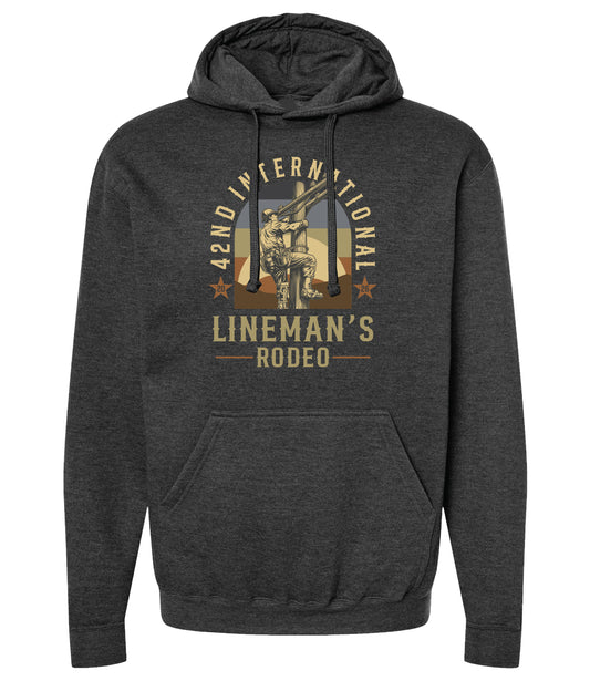 Lineman's Rodeo '26 | Climber Hthr Graphite Hoodie