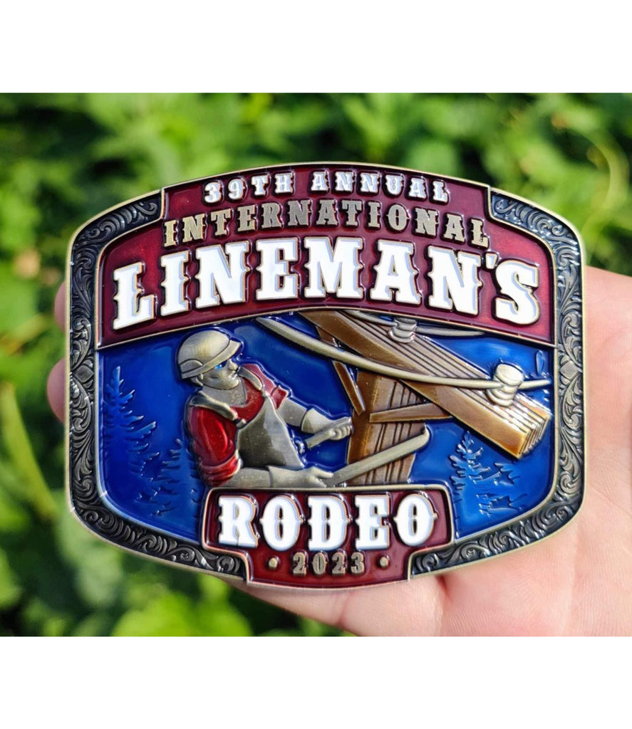 Lineman's Rodeo '23 - Belt Buckle